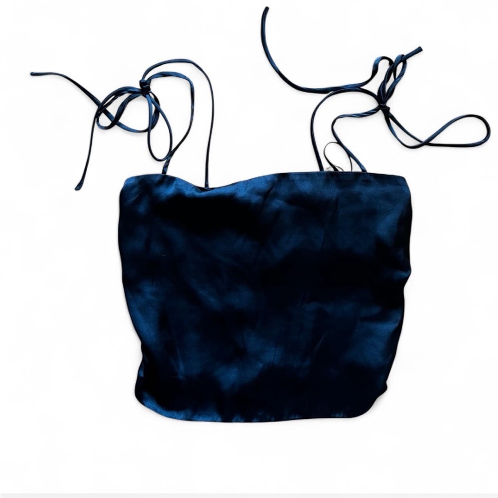 UO Satin Crop Top